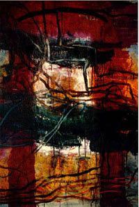 „Das Tor“, Öl auf Leinwand, 150 × 110 cm, 1995