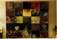 „Kastenbild (Felderbild)“, Öl auf Leinwand, 25-teilig, 230 × 200 cm, 1990