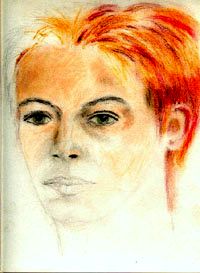 „Junge Frau“, Pastellkreide, 60 × 50 cm, 1997
