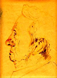 „Alter Mann“, Aquarell, 40 × 30 cm, 1971